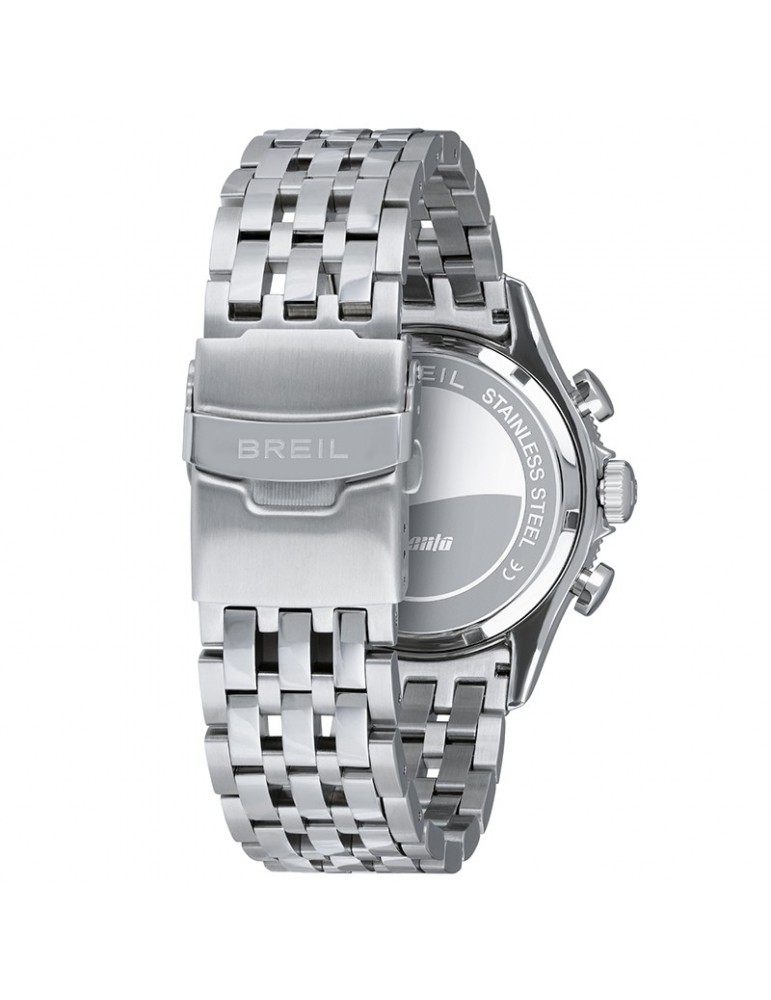 Breil Men's Watch - Manta 1970 - Solar - Silver-44mm-Black-TW2009