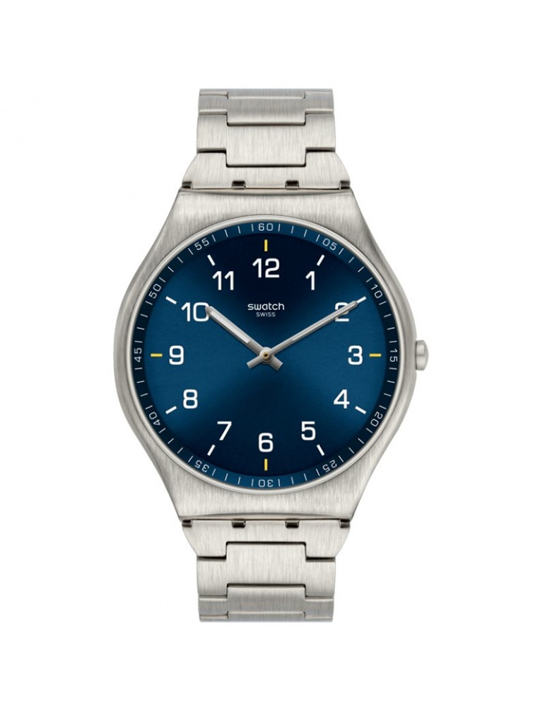 Swatch Watch Skin Irony Suit Blue Silver 42mm-Blue-SS07S106G