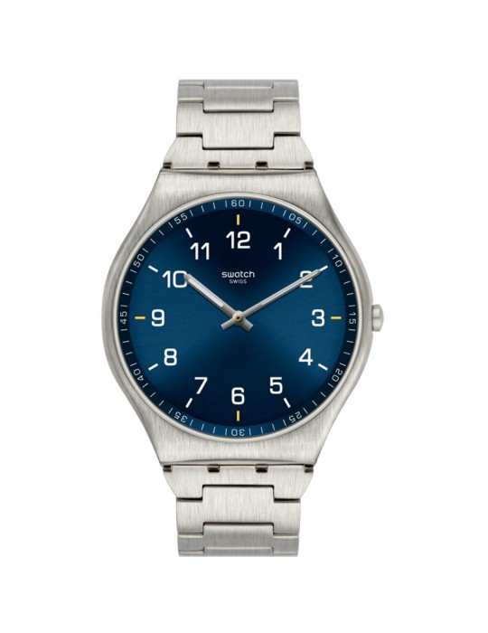 Swatch Watch - Skin Irony - Suit Blue - Silver - 42mm-Blue-SS07S106G