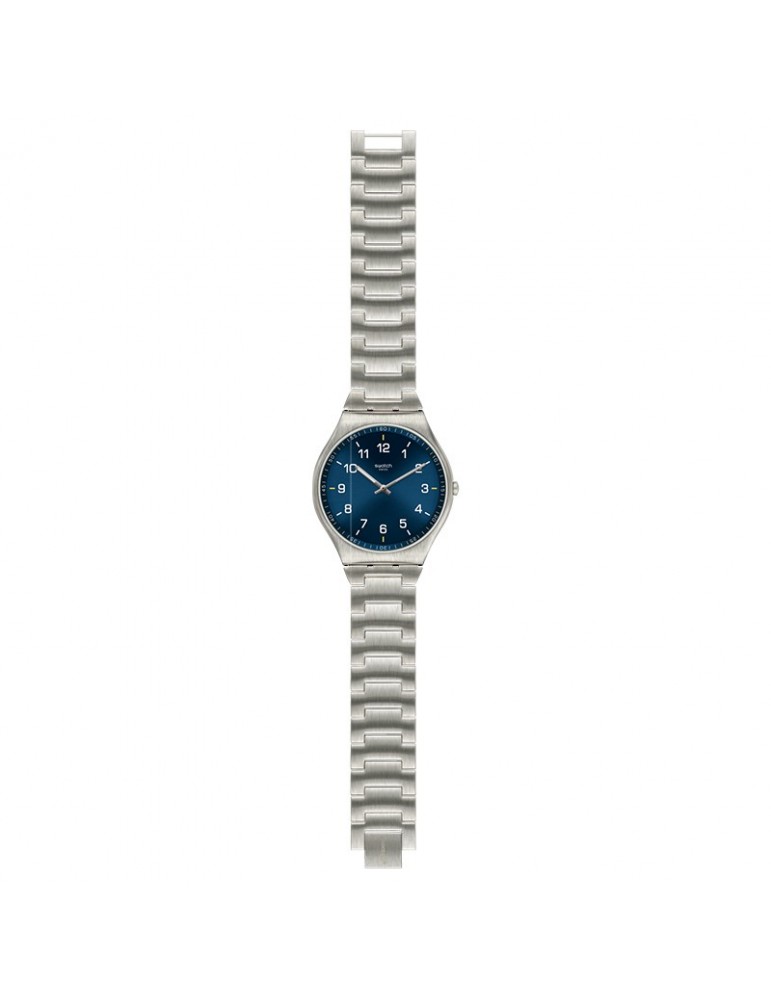 Swatch Watch - Skin Irony - Suit Blue - Silver - 42mm-Blue-SS07S106G