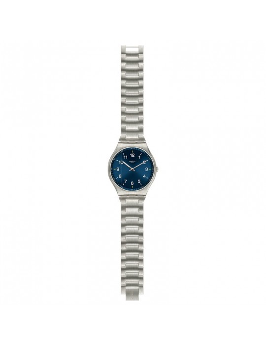 Swatch Watch - Skin Irony - Suit Blue - Silver - 42mm-Blue-SS07S106G