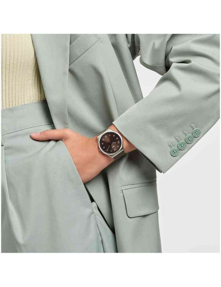Orologio Swatch - Skin Irony 42 - Skinearth - Verde - 42mm - SS07S103