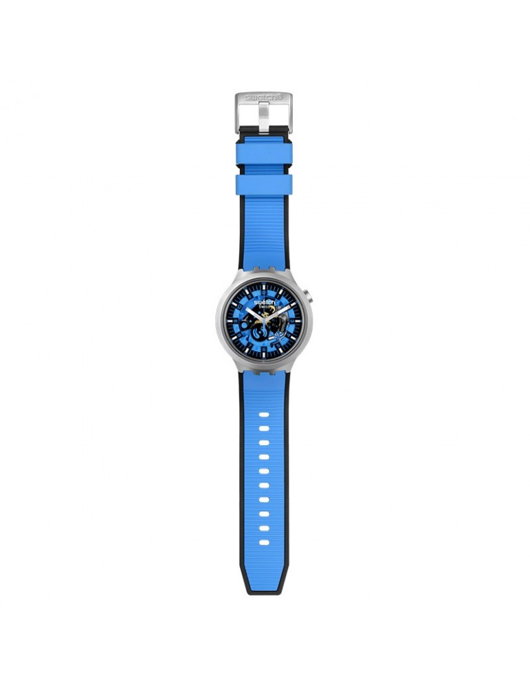 Swatch Watch - Big Bold Irony-Azure Blue Daze-Azure-47mm-SB07S106