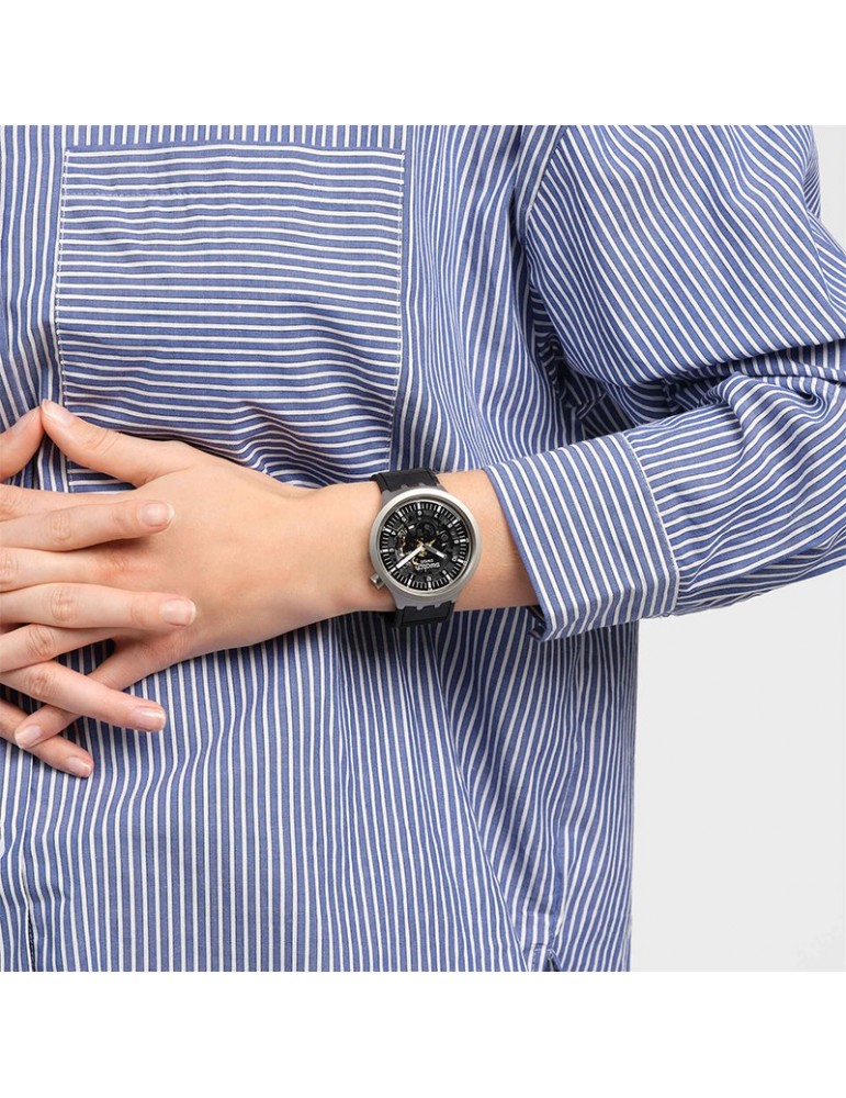 Swatch Watch Big Bold Irony Dark Irony Black 47mm SB07S105