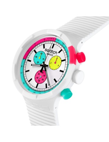 Swatch Watch - The Purity of Neon - White - 41mm - SB06W100 2