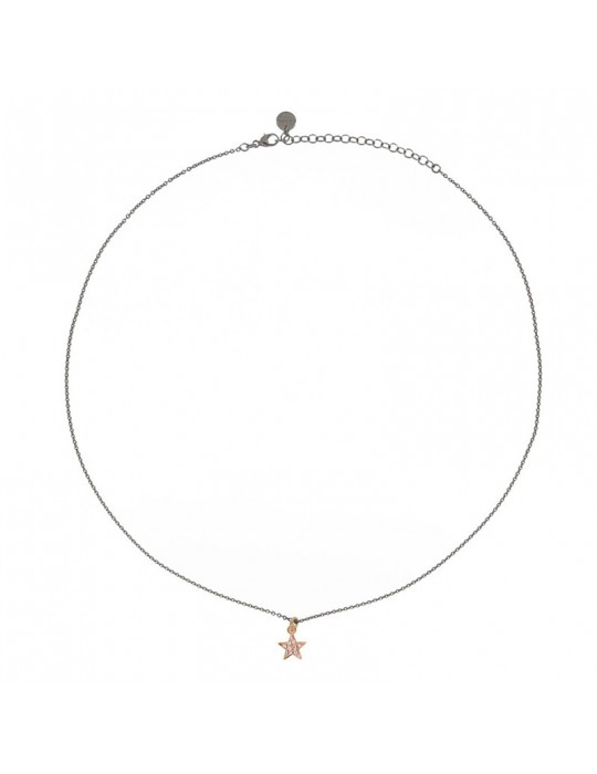 Girocollo Rue Des Mille - Stardust - Stella - Zirconi Rosa-GRZ301STELLA