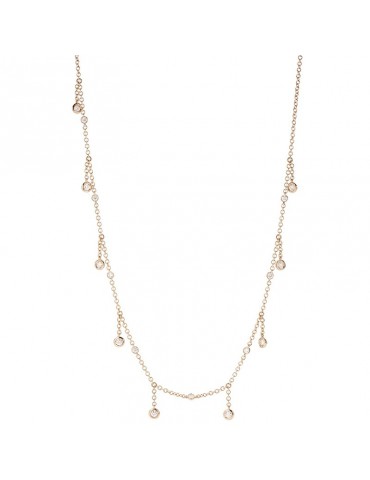 Collana Buonocore - Easy - Oro Rosa - Charms - Diamanti - 121C01DP