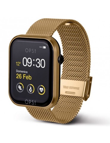 Smartwatch Oops! - Call - Multifunction - Milan Jersey - Gold -OPSSW16 2