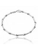 Chimento Bracelet - Tradition Gold Bamboo Classic in 18K White Gold 20 cm - 0