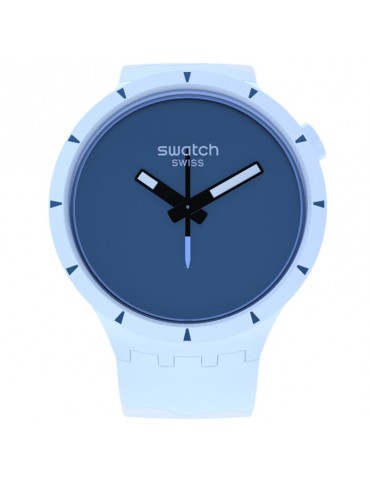 Orologio Swatch - Big Bold Bioceramic Arctic - Blu - 47mm - SB03N102