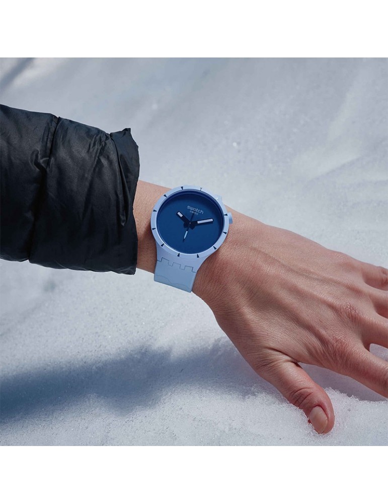 Swatch Watch - Big Bold Bioceramic Arctic - Blue - 47mm - SB03N102