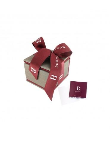 Buonocore Earrings - Eternity Round Oval in 18K Rose Gold with Rubies 0.22 ct - 0 2