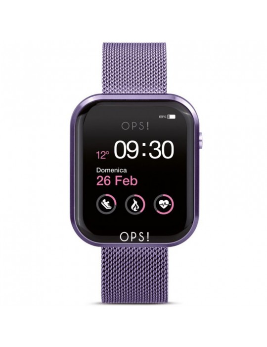 Smartwatch Ops! - Call - Multifunzione - Maglia Milano - Viola-OPSSW18