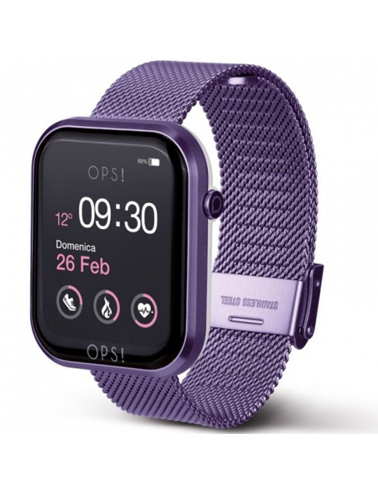 Smartwatch Ops! - Call - Multifunzione - Maglia Milano - Viola-OPSSW18