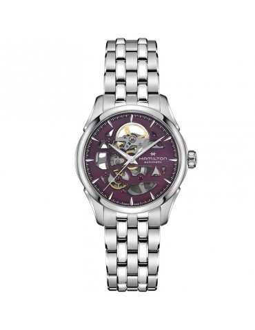 Hamilton Women's Watch - Jazzmaster Skeleton Lady Automatic 36mm Purple - 0