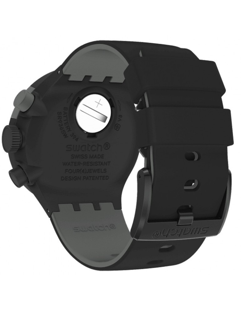 Orologio Swatch - Checkpoint Black - Cronografo -  47mm -Nero-SB02B400