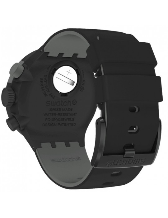 Swatch Watch - Checkpoint Black - Chronograph - 47mm - Black-SB02B400