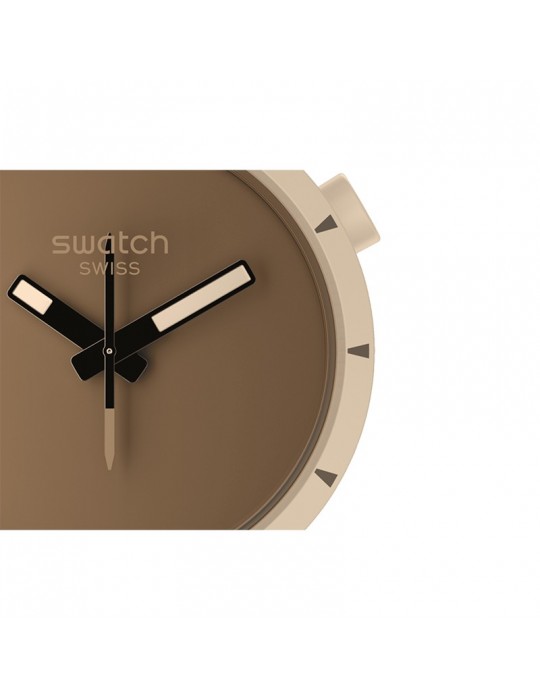 Orologio Swatch - Big Bold Bioceramic - Desert - Beige - 47mm-SB03C101