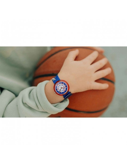 Flik Flak Watch - Sport Lovers - Yeew - Red - 32mm-Sharks-FBNP211