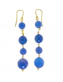 Orecchini Rajola da Donna - Lipari - Pendenti - Agata Blu - 4516415