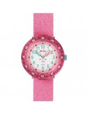 Flik Flak Watch - Bunnyaxus - 37mm - Pink Glitter - FCSP095