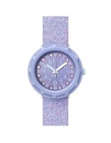 Flik Flak Watch -Shine Bright-Lilaxus-Purple-Glitter-37mm-FCSP102