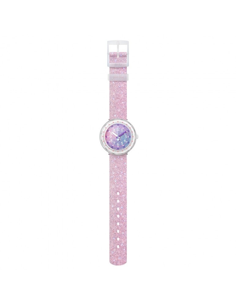 Orologio Flik Flak  - Pearlaxus - Rosa - 37mm - Glitterato - FCSP107