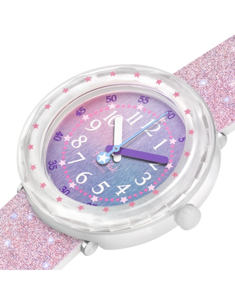 Orologio Flik Flak  - Pearlaxus - Rosa - 37mm - Glitterato - FCSP107