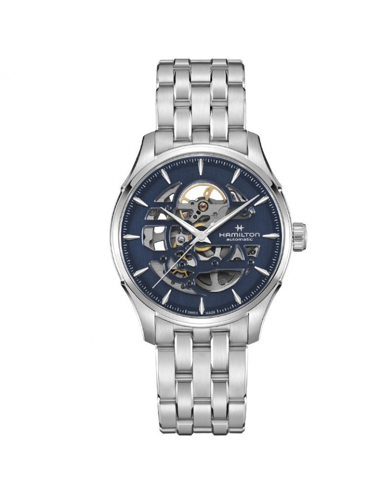 Orologio Hamilton Uomo - Jazzmaster Skeleton Automatico 40mm Blu - H42535141