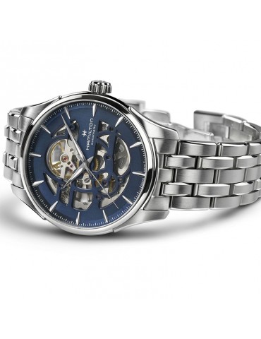 Hamilton Men's Watch - Jazzmaster Skeleton Automatic 40mm Blue - 0 2