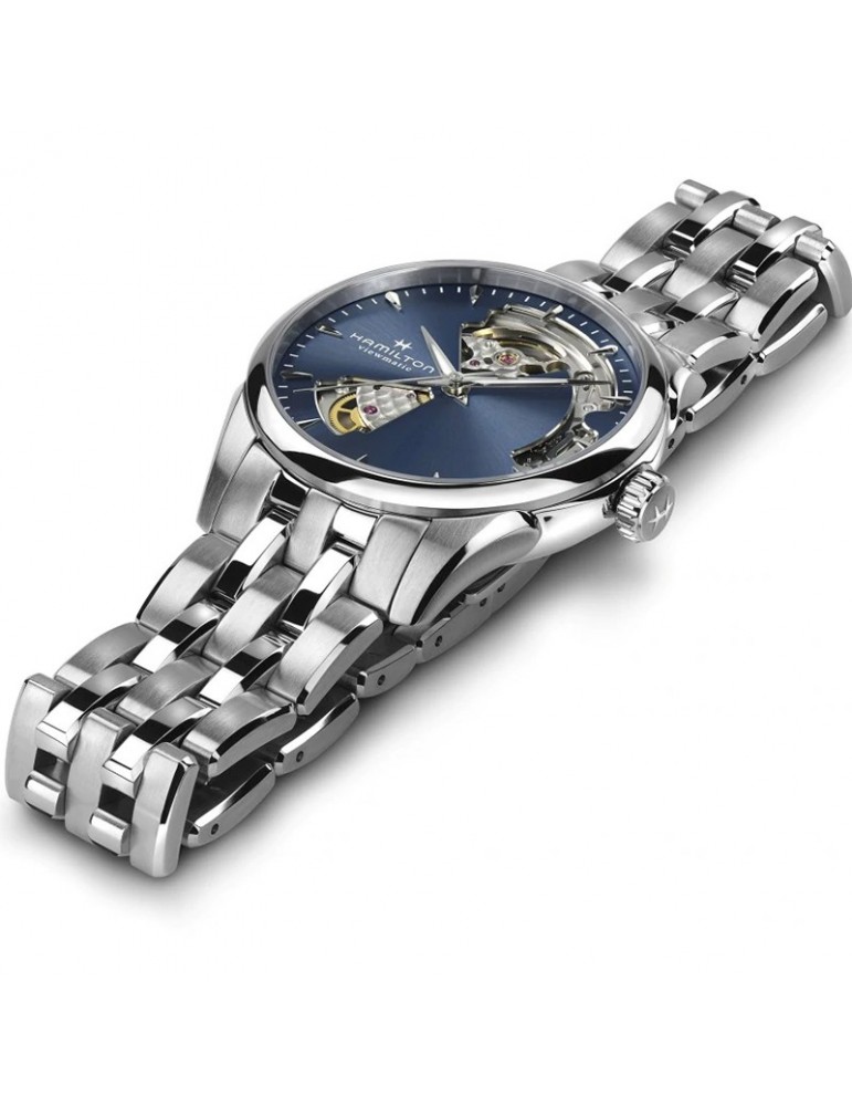 Orologio Hamilton - Jazzmaster Open Heart Auto - 36mm Blu - H32215141