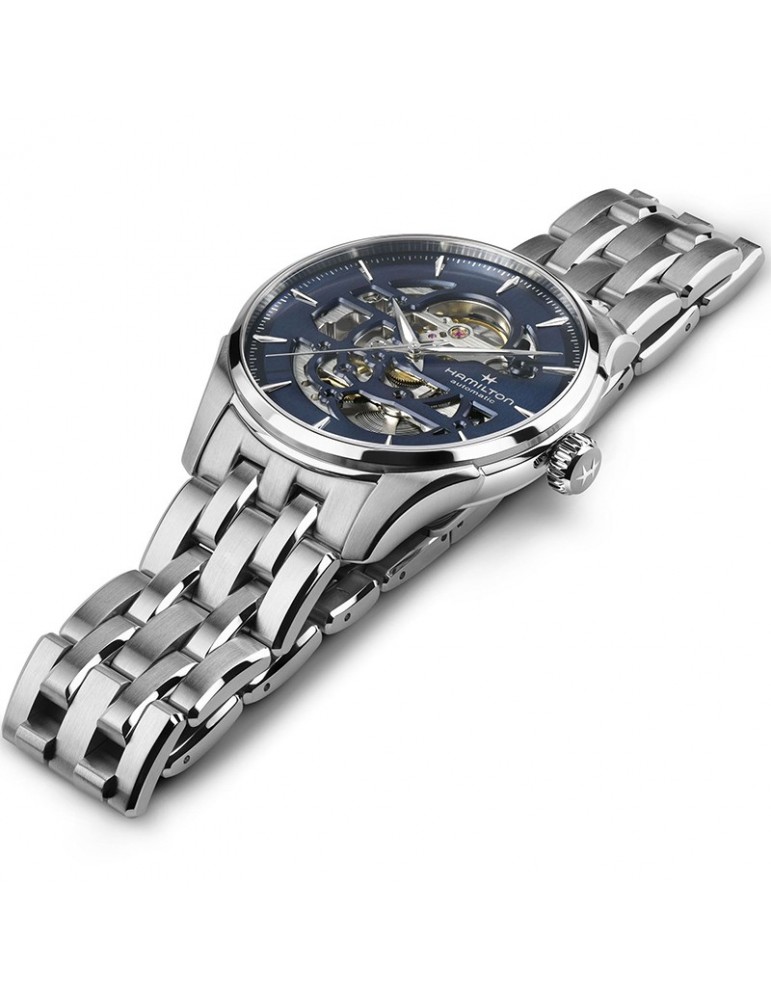 Orologio Hamilton Uomo - Jazzmaster Skeleton Automatico 40mm Blu - H42535141