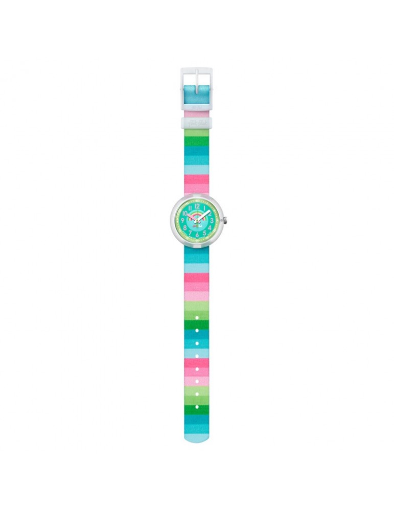 Orologio Flik Flak -Stripy Dreams -Multicolore-32mm-Arcobaleno-FPNP014