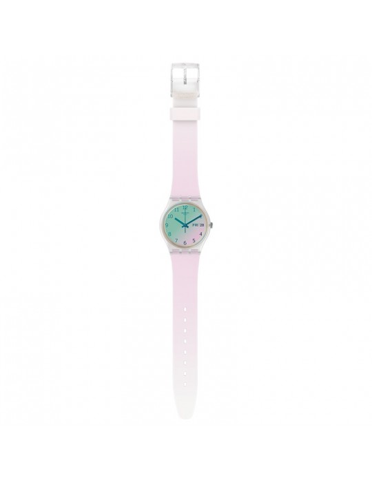 Swatch Women's Watch - Ultrarose - Time and Date - 34mm-Pink-GE714