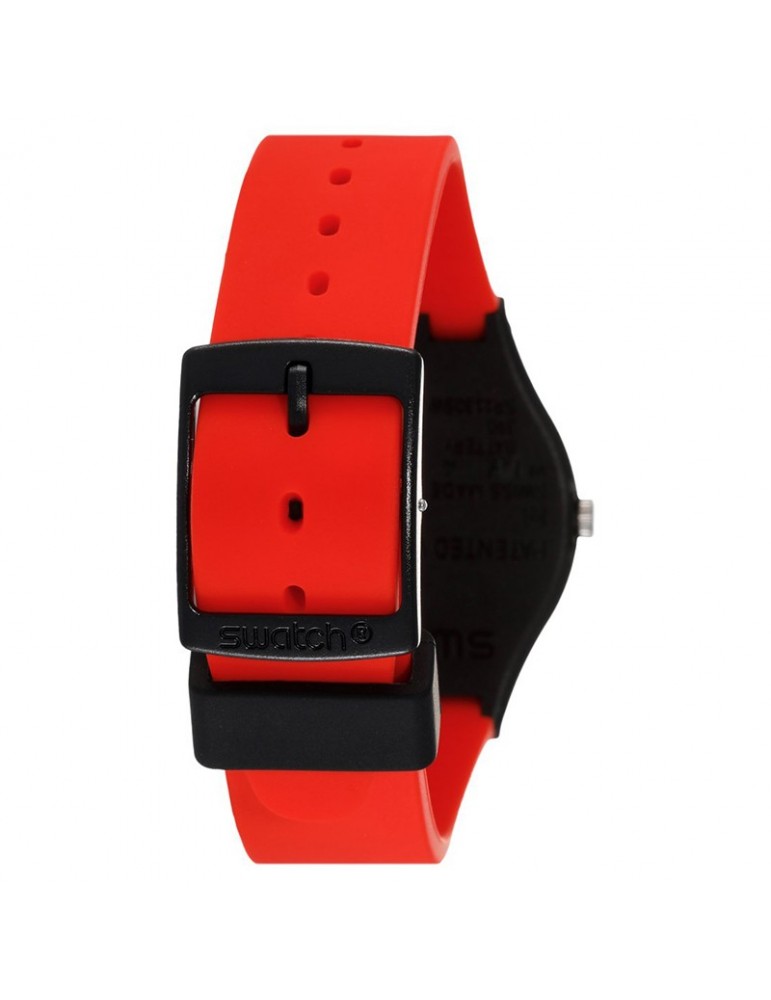 Orologio Swatch - Core - Red Grin - Nero - 34mm - Rosso - GB754