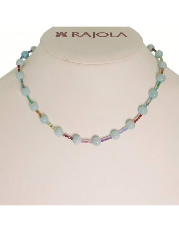 Collana Rajola - Cecilia -Girocollo-Amazzonite-Pietre Colorate-546874C