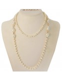 Rajola Necklace - Life - Long - White Pearls - Pink Hematite - 546581