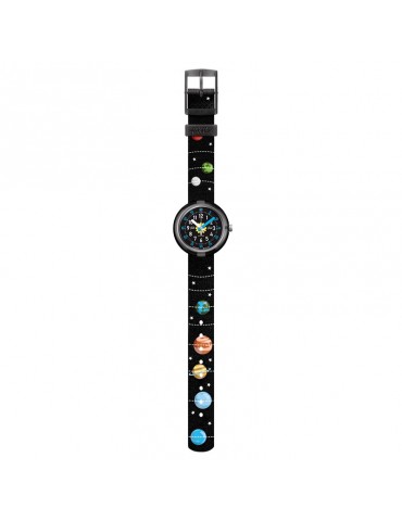 Flik Flak Watch - Space Trip - Black - 32mm-Stars and Planets-FPNP097 2