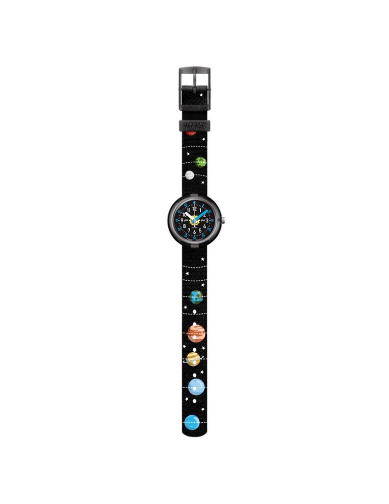 Orologio Flik Flak - Space Trip - Nero - 32mm-Stelle e Pianeti-FPNP097