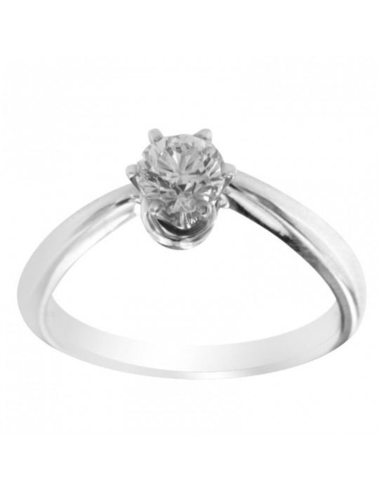 Anello Salvini - Solitario - Oro - Diamante Naturale 0,56 ct - SAG04915