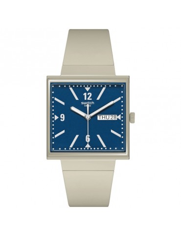 Swatch Watch - Bioceramic - What If... Blu - 42mm - Beige - SO34T700