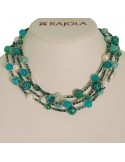 Collana Rajola da Donna - Candy - Multifilo - Perle-Agata Verde-544255