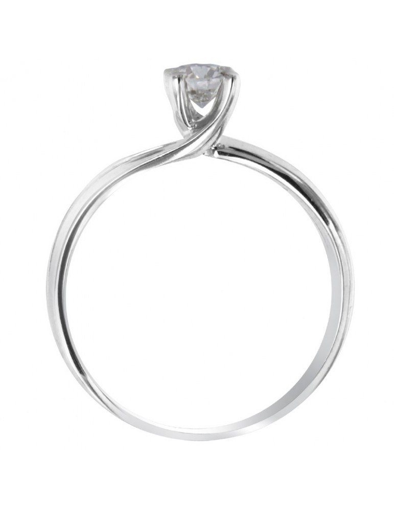 Anello Salvini - Solitario - Oro Bianco 18 carati - Diamante 0,40 ct - SAG20352