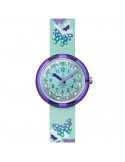 Flik Flak Watch - Sparkling Butterfly - Purple - 32mm - Green-FPNP100