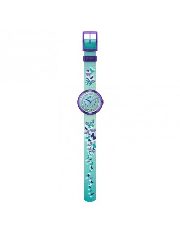 Flik Flak Watch - Sparkling Butterfly - Purple - 32mm - Green-FPNP100 2
