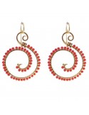 Orecchini Rajola - Capricci - Ravello - Spirale - Corallo Rosso-454256