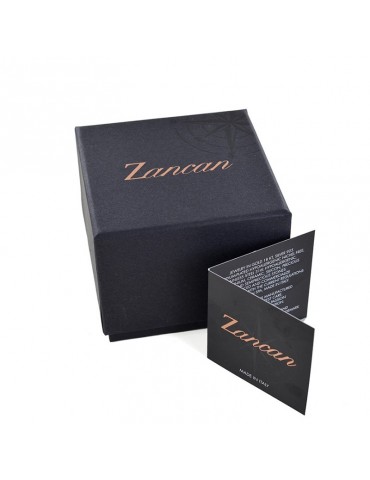 Zancan Necklace for Men - Insignia Gold in White Gold with Cross Pendant and Diamonds - 0 2