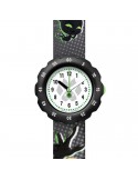 Orologio Flik Flak - Miraculous - Cat Noir - 32mm - Nero-Verde-FPSP058