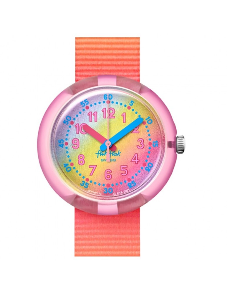 Flik Flak Watch - Shades Of Rainbow - 32mm - Multicolor - FPNP110