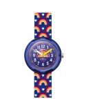 Flik Flak Watch - Rainbow Party - 32mm - Blue - Rainbows - FPNP111
